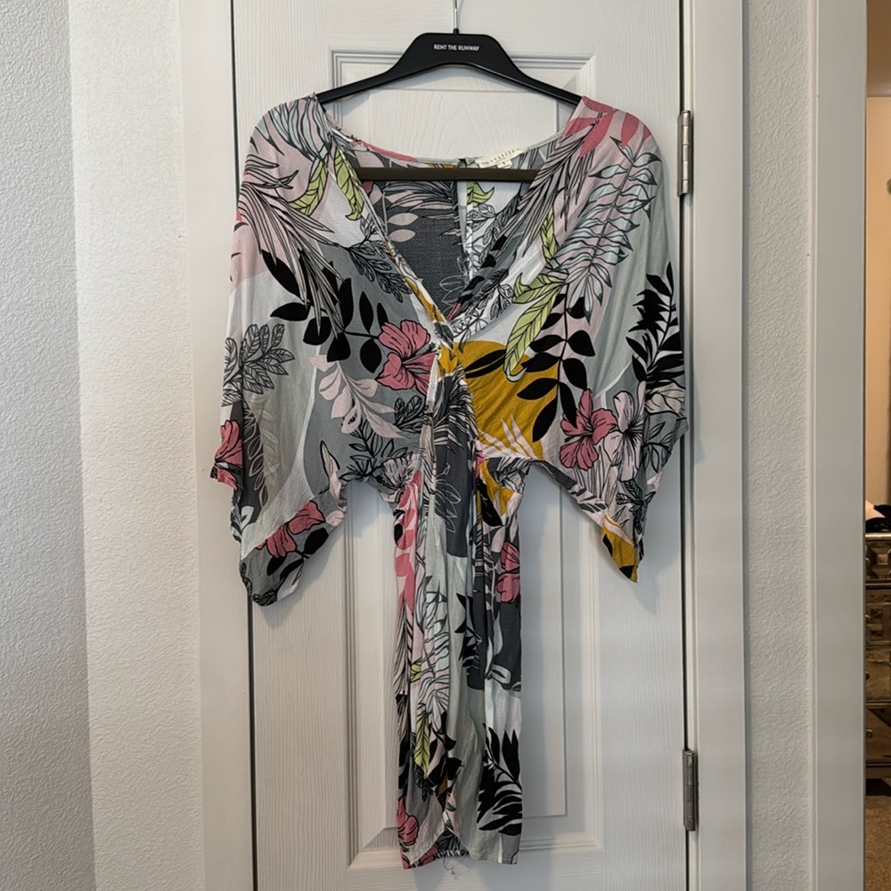 🌺Aloha Print Kimono Cover-Up Dress
